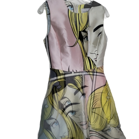 Pop Culture/Art Theme Dress Comic A-Line Dress - Picture 2 of 6